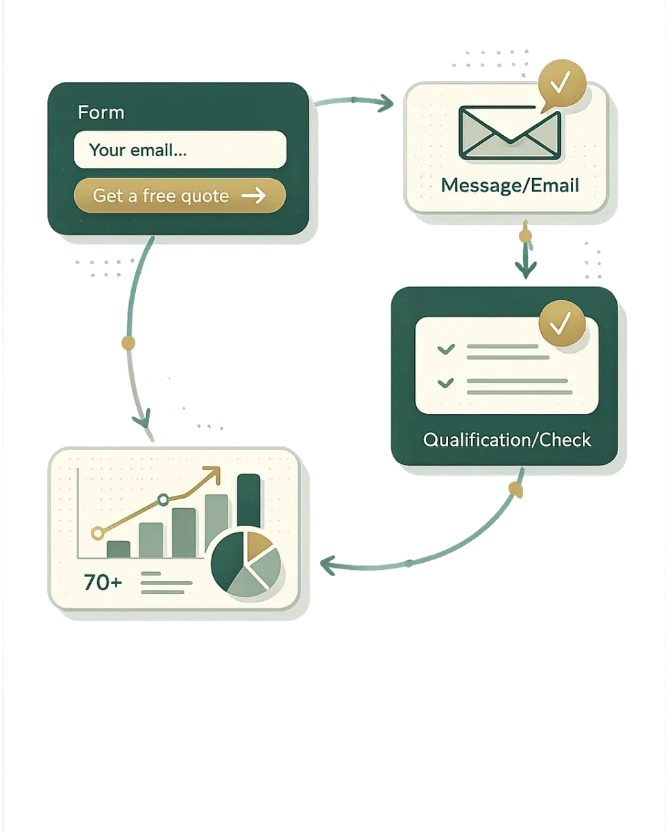 MooseWeb planning, build, approval, launch, and optimization process