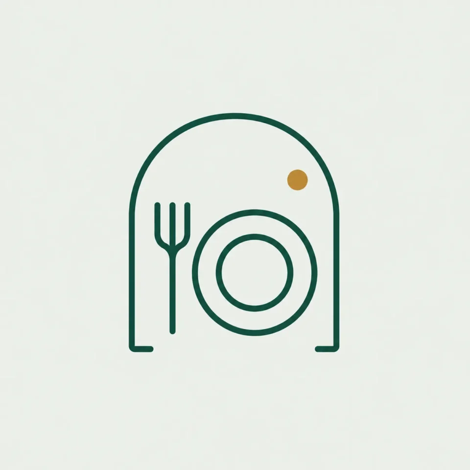 Responsive restaurant and hospitality website experience illustration